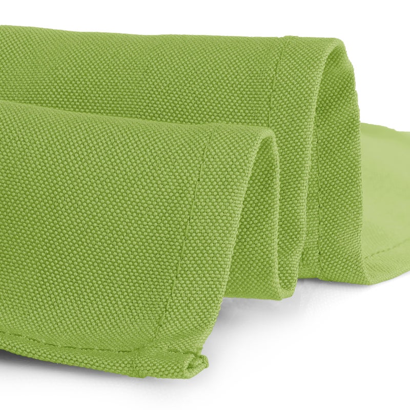 Gee Di Moda Rectangle Tablecloth - 90 x 156 Inch Apple Green Table Cloth for 8 Foot Tables with Floor-Length Drop - Heavy Duty Washable Fabric for Holiday Party, Dinner, Weddings & Baby Shower - Image 2
